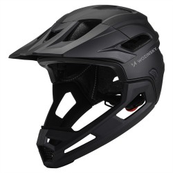 Wozinsky Lightweight Full Face Bike Helmet L - Black