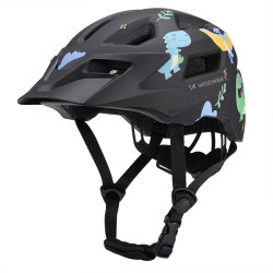 Wozinsky MTB Children's Bike Helmet with Detachable Visor S - Black