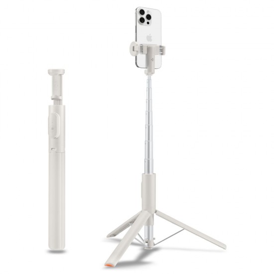 Spigen S541W Bluetooth Selfie Stick - White