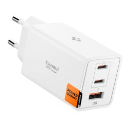 Spigen Essential EE673EU 3-port 67W wall charger - white