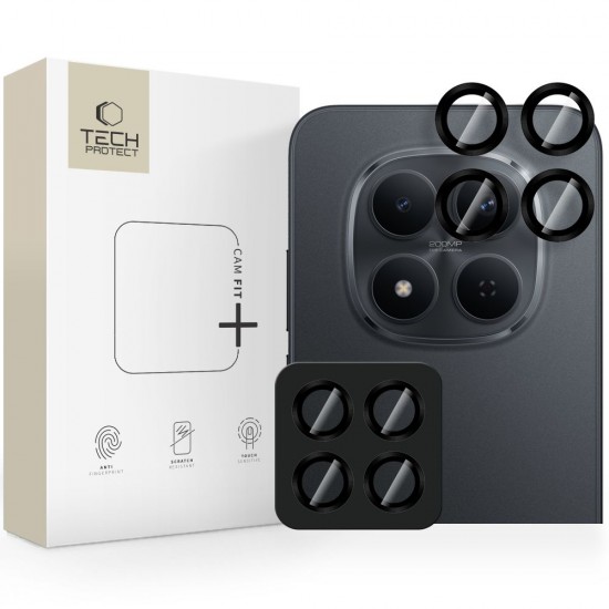 Tech-Protect Camring Fit+ Camera Cover for Xiaomi Redmi Note 15 Pro 5G / 15 Pro+ - Black