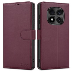 Tech-Protect Wallet Case for Xiaomi Redmi Note 15 Pro 5G - Burgundy