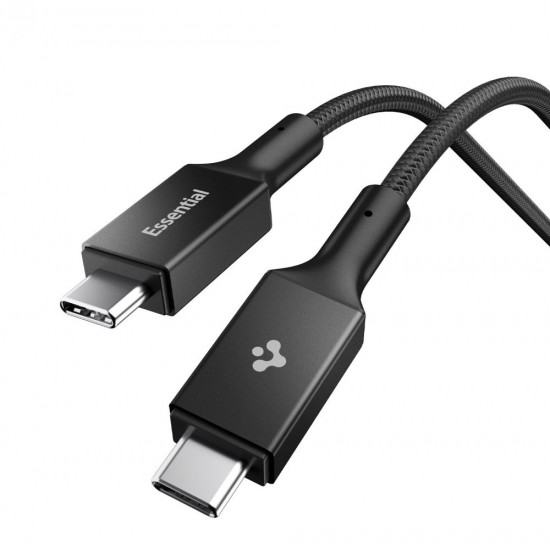 Spigen Essential EB10015CC USB-C / USB-C 100W 150cm Cable - Black