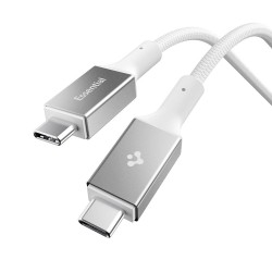 Spigen Essential EB10015CC USB-C / USB-C 100W 150cm Cable - White