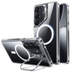 ESR Classic Hybrid Kickstand MagSafe Case for Samsung Galaxy S26 - Transparent