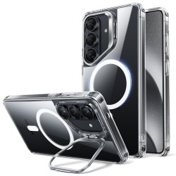 ESR Classic Hybrid Kickstand MagSafe Case for Samsung Galaxy S26+ - Transparent