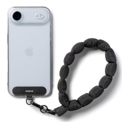 Ringke Holder & Puffer Hand Strap Phone Lanyard - Black