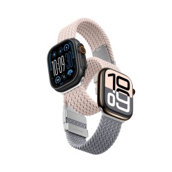 Set of 2 AmazingThing Blend Band for Apple Watch 45/46/49mm - Pink-Gray/Pink