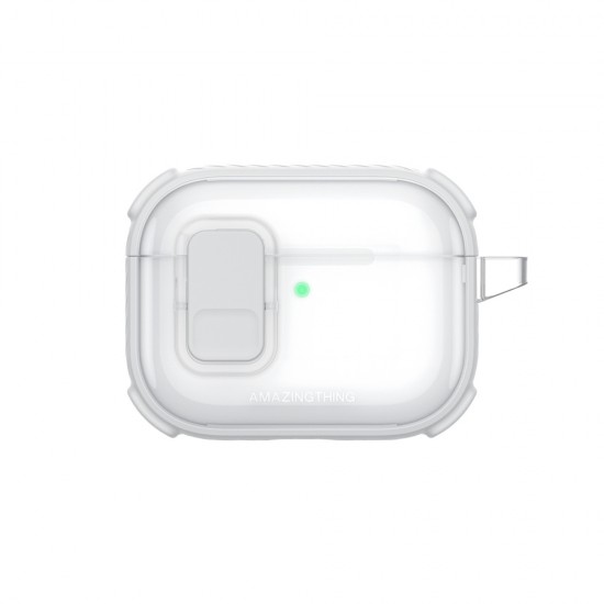 AmazingThing Titan Pro Mag Case Clear for AirPods Pro 3 - White