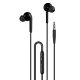Dudao X3+ in-ear headphones, wired, 3.5mm minijack - black