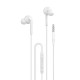 Dudao X3+ in-ear headphones, wired, 3.5mm minijack - white