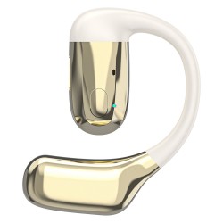 Dudao U4Pro Bluetooth universal over-ear headset for both ears - beige and gold