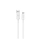 Dudao L2SM USB-A / micro USB 6A cable 1.2 m - white
