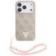 Guess 4G Strap Triangle Logo MagSafe Case for iPhone 17 Pro - Pink