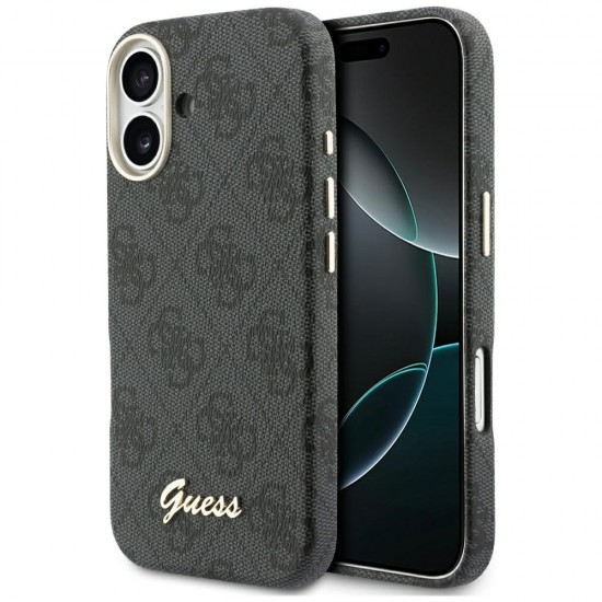 Guess 4G Script MagSafe case for iPhone 17 - black
