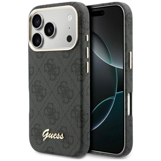 Guess 4G Script MagSafe case for iPhone 17 Pro Max - black