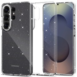 Tech-Protect FlexAir Case for Samsung Galaxy S26 Ultra - Clear and Glitter