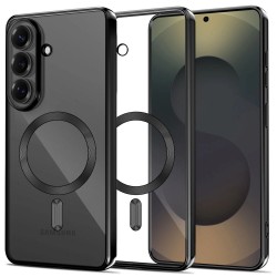 Tech-Protect MagFlex Case for Samsung Galaxy S26 - Transparent Black