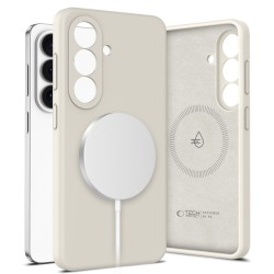 Tech-Protect Silicone MagSafe Case for Samsung Galaxy S26 - Beige
