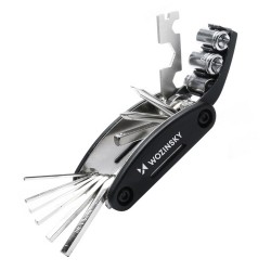 Wozinsky WWZ-01N 16-in-1 Multifunctional Bicycle Repair Tool Set - Black