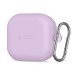 Tech-Protect Silicone Hook Case for Samsung Galaxy Buds 4 / 4 Pro - Purple