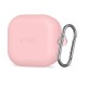 Tech-Protect Silicone Hook Case for Samsung Galaxy Buds 4 / 4 Pro - Pink