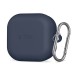 Tech-Protect Silicone Hook Case for Samsung Galaxy Buds 4 / 4 Pro - Navy Blue