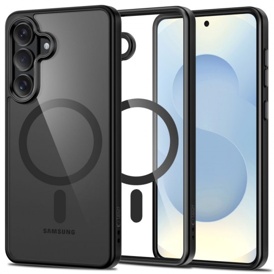 Tech-Protect Magmat MagSafe Case for Samsung Galaxy S26+ - Transparent Black