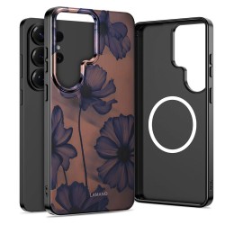 Tech-Protect Lamano MagSafe Case for Samsung Galaxy S26 Ultra - Brown and Purple