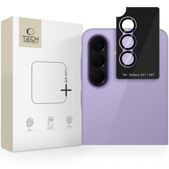 Tech-Protect Camring Fit+ Camera Cover for Samsung Galaxy A37 / A57 5G - Black