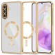 Tech-Protect MagFlex MagSafe Case for Samsung Galaxy A37 5G - Transparent Gold