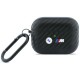 BMW Carbon Metal Logo Case for AirPods Pro 3 - Black