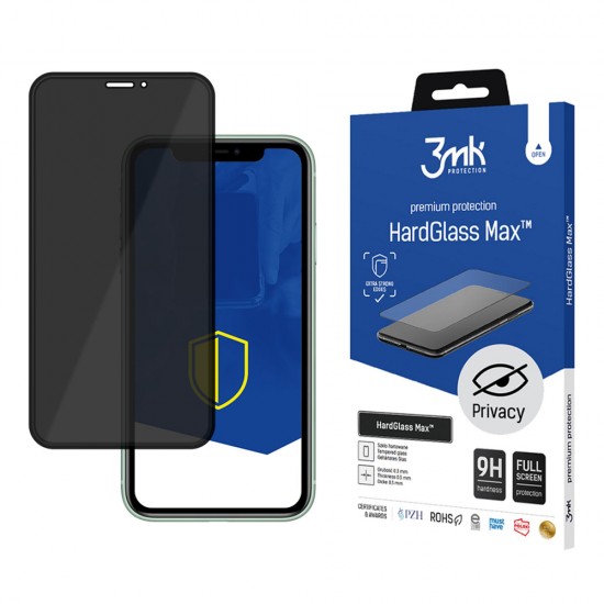 3mk HardGlass Max Privacy Privacy Glass for iPhone X / XS / 11 Pro