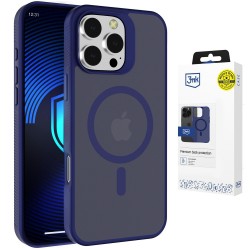 3mk Smoke MagCase for iPhone 16 Pro - Blue-Translucent
