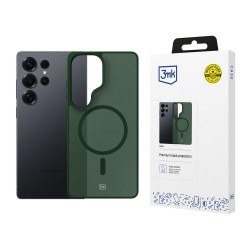 3mk Smoke MagCase for Samsung Galaxy S25 Ultra - Green-Translucent