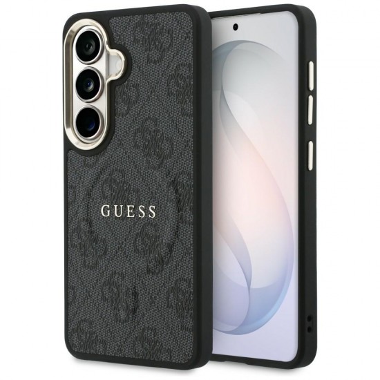 Guess 4G Embossed Ring MagSafe case for Samsung Galaxy S26 - black