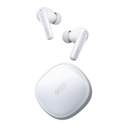 QCY T13X In-Ear Headphones with ENC IPX5 Bluetooth 5.3 - White