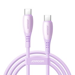 Joyroom S-A59 Vibrant Series 60W USB-C - USB-C Cable 1.2m - Purple