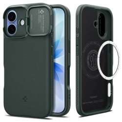 Spigen Optik Armor MagSafe iPhone 17 Case - Green