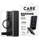CARE by PanzerGlass Black Kickstand & QI Case for Samsung Galaxy S26+ - Transparent