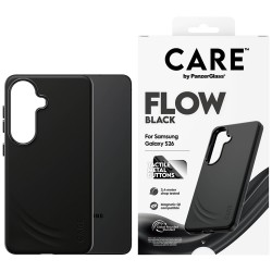 CARE by PanzerGlass Flow Black QI Case for Samsung Galaxy S26 - Black