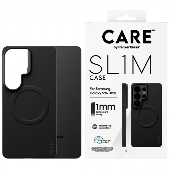 CARE by PanzerGlass SL1M Case for Samsung Galaxy S26 Ultra - Black