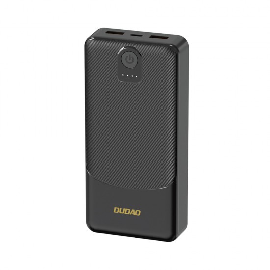 Dudao K10Pro Power Bank 2.4A 20000mAh 2 x USB-A - Black