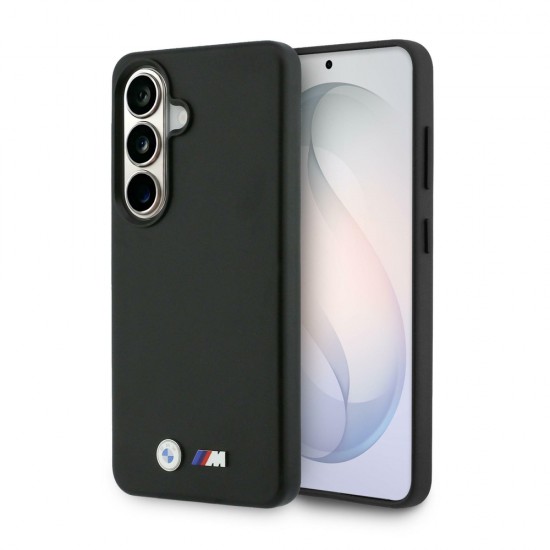 BMW M Metal Logo MagSafe Case for Samsung Galaxy S26+ - Black