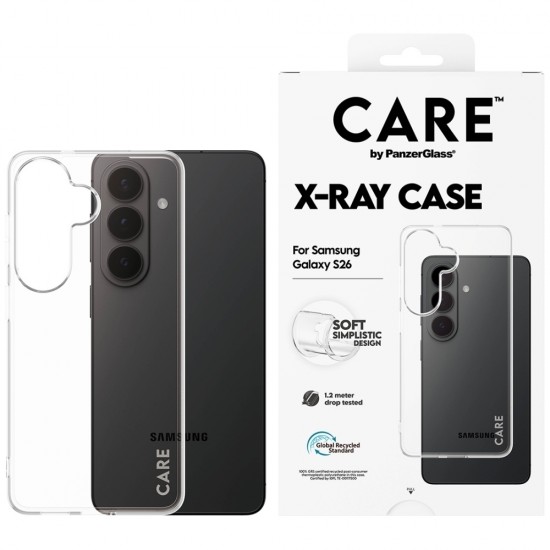 CARE by PanzerGlass X-Ray Case for Samsung Galaxy S26 - Transparent