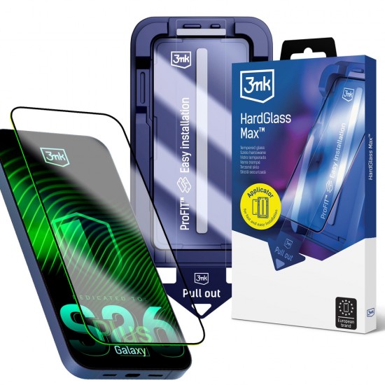 3mk HardGlass Max tempered glass for Samsung Galaxy S26+