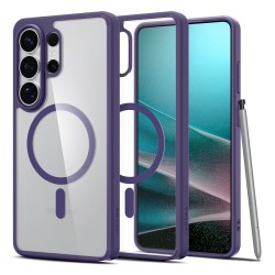 Spigen Ultra Hybrid Mag MagSafe Case for Samsung Galaxy S26 Ultra - Clear Navy Blue