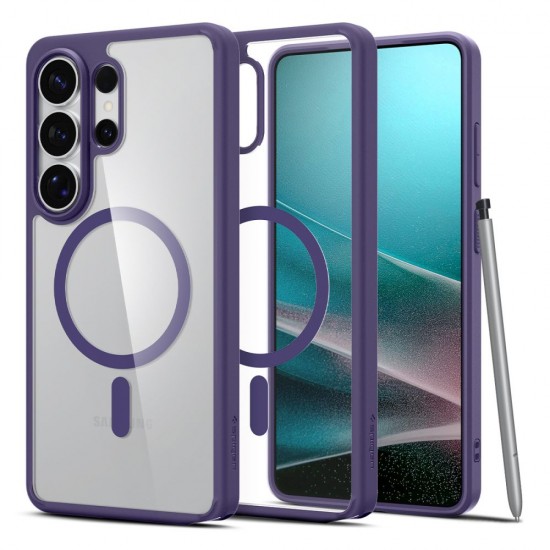 Spigen Ultra Hybrid Mag MagSafe Case for Samsung Galaxy S26 Ultra - Clear Navy Blue