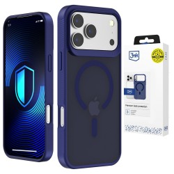 3mk Smoke MagCase for iPhone 17 Pro - Blue-Translucent