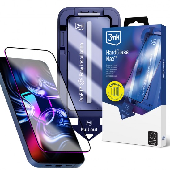 3mk HardGlass Max tempered glass for iPhone 14 Pro
